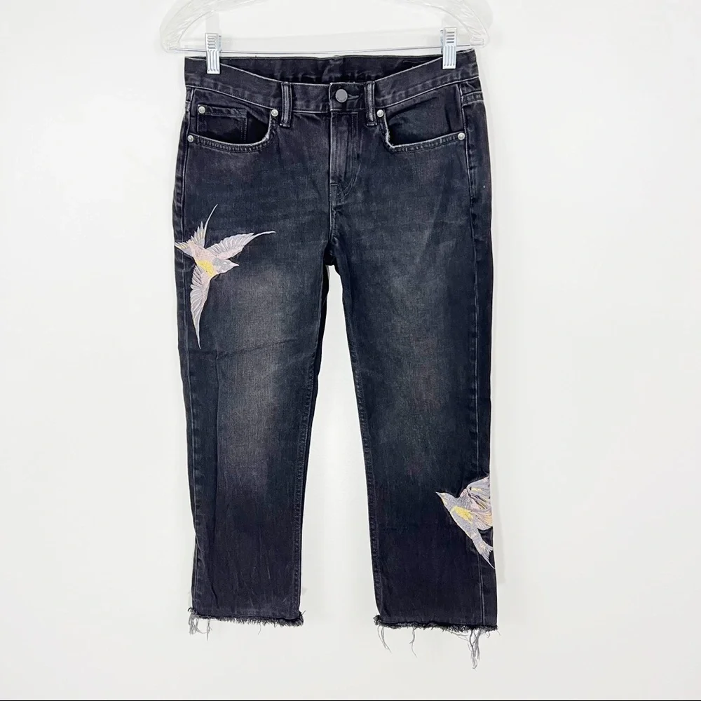 All Saints Birds Cropped Boy Jeans 26